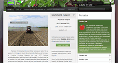 Desktop Screenshot of pepinierazamfira.ro